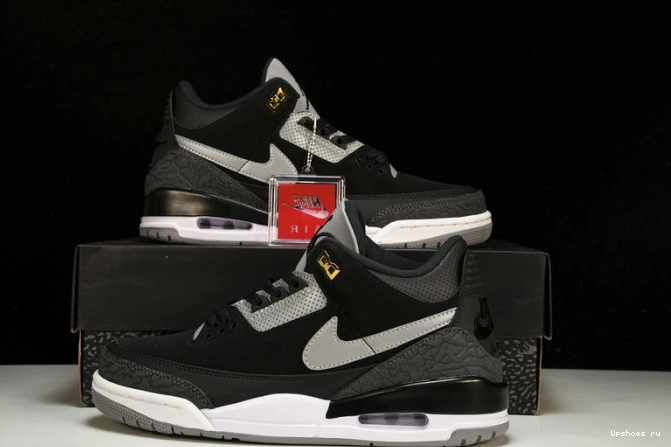 Retro  Jordan Black 3 Cement Gold CK4348-007 Tinker 1101